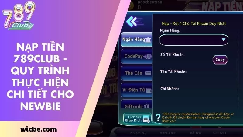 Nạp tiền 789club